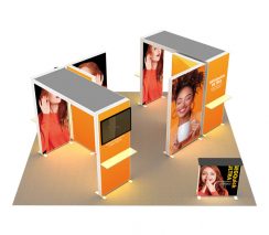 SEGQUICK Lightbox Booth 302丨120mm PVC SEG Backlit Booth