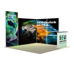 SEGQUICK Lightbox Booth104丨120mm Backlit Booth 10ft x 10ft