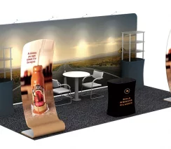 20ftx10ft Tube Booth Solution - J1