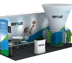 20ftx10ft Tube Booth Solution - Inline Displays